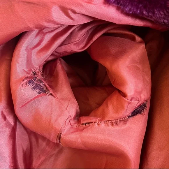 Vintage Purple Oversized Coat - Picture 6 of 8